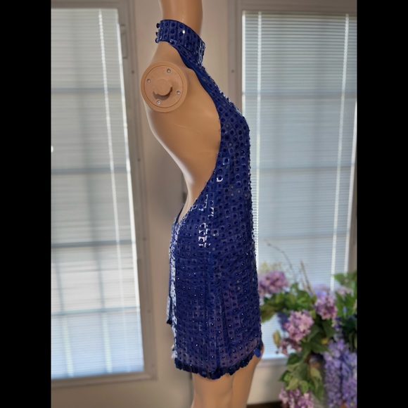 NWT $1290 Raisa Vanessa
Sequin Halter Minidress - Picture 8 of 16